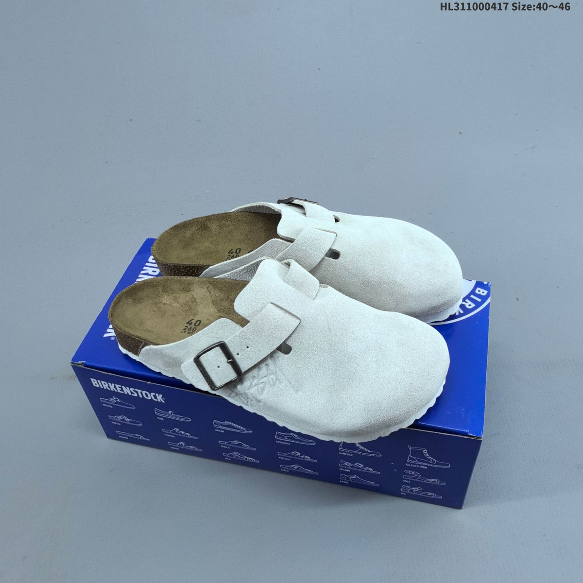 Birkenstock Boston Clog-Style Sandals in Suede