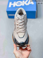 HOKA Rocket X 3 Low-Top Running Shoes White Navy Orange