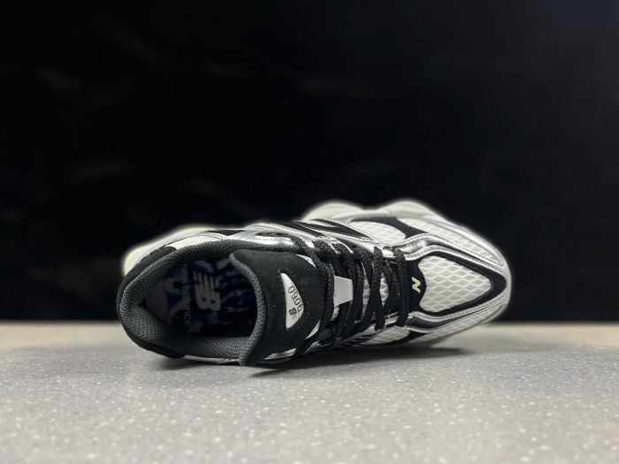 New Balance 9060SP Sneakers in Silver, White and Black