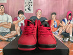 Jordan 6 Retro Red and Black High-Top Sneakers