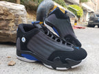 Jordan 14 Men’s High-Top Sneakers in Black, Blue and Iridescent