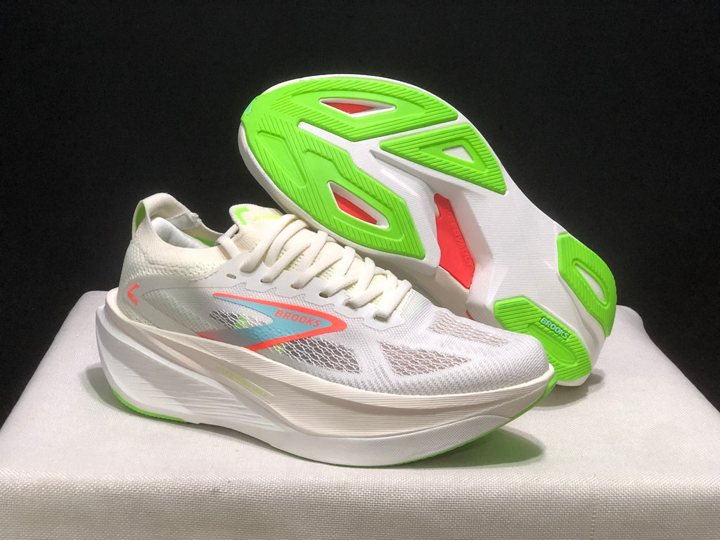 Brooks Hyperion Max 3 Running Shoes White Green