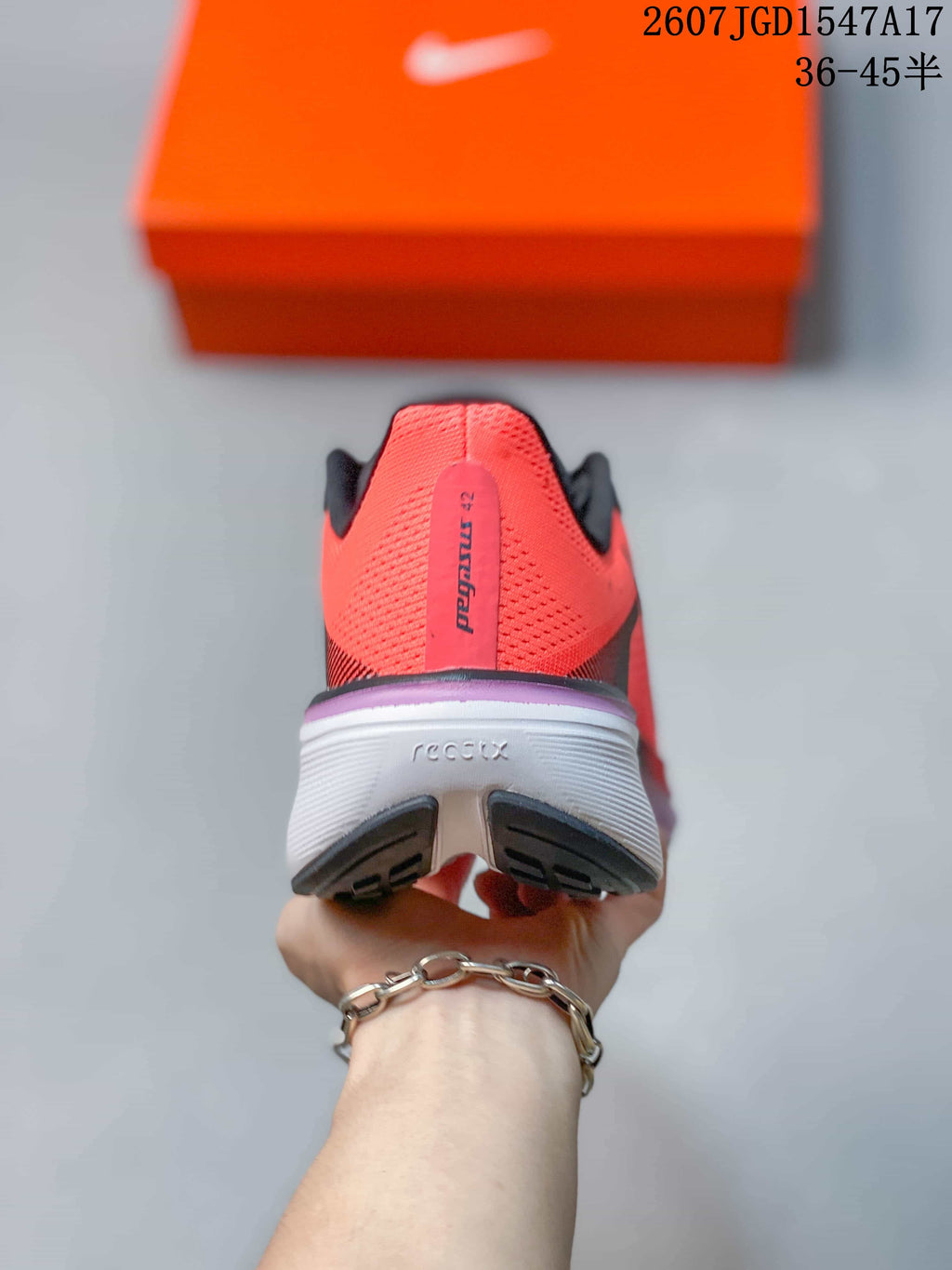 Nike Air Zoom Pegasus 42 Running Shoes Coral Black 711270OWE