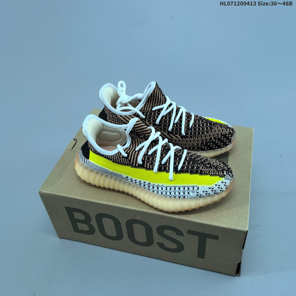 Adidas Yeezy 350 V2 Knit-Look Lifestyle Sneakers