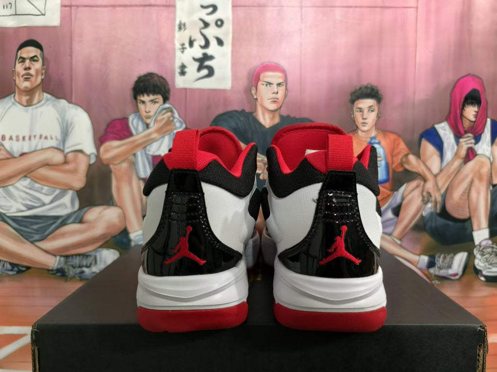 Jordan Flight Basketball Sneakers White Black Red