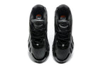 Nike Air Max Black and Silver Sneakers