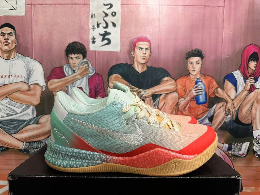 Nike Basketball Shoes in Mint, Coral and Cream
