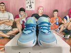 Basketball Sneakers in Sky Blue, White and Blue