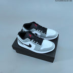 Jordan 1 Low OG Sneakers, White Multi-Color, 553558-146