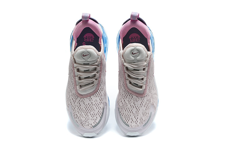 Nike Air Max 270 Sneakers in White, Pink and Blue