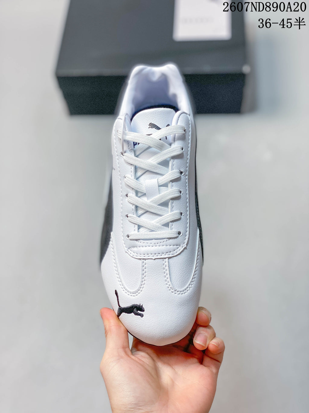 Puma Speedcat OG White Black Sneakers 398846-01