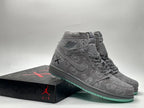 Air Jordan 1 High Cool Grey Patterned Sneakers