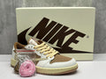 Jordan 1 Low Travis Scott Mocha Pink Sneakers
