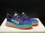 HOKA Speedgoat 6 Trail Running Shoes, Blue and Teal