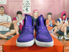 Nike Hyperdunk Basketball Shoes, Purple and White