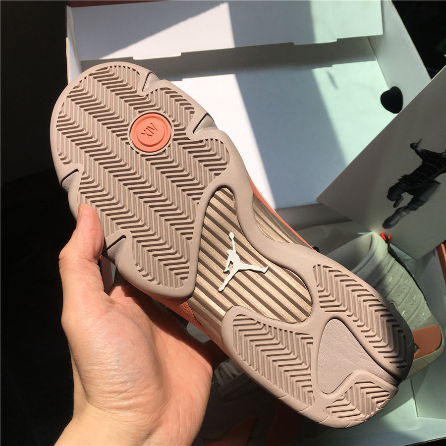 Jordan 14 Low CLOT Terracotta Blush Sneakers DC9857-200