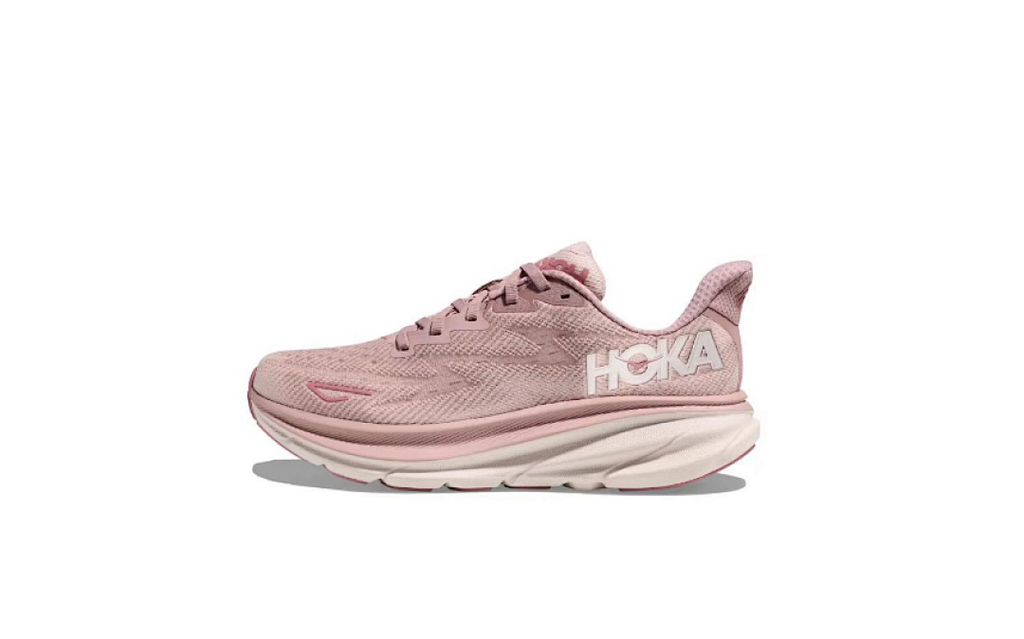 HOKA Clifton 9 Pink Running Shoes
