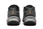 Nike Air Max Grey and Red Running-Style Sneakers