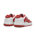 White and Red Low-Top Sneakers MFS003-124