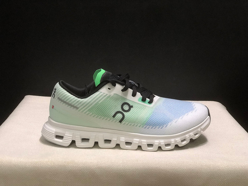 On Cloud 6 Push Sneakers in Green, Blue and Black