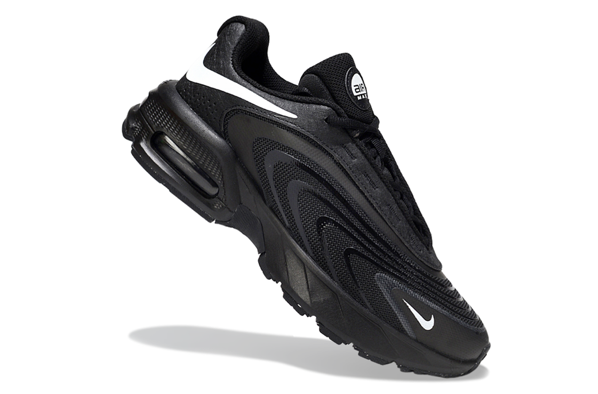 Nike Air Max Black Sneakers with White Swoosh