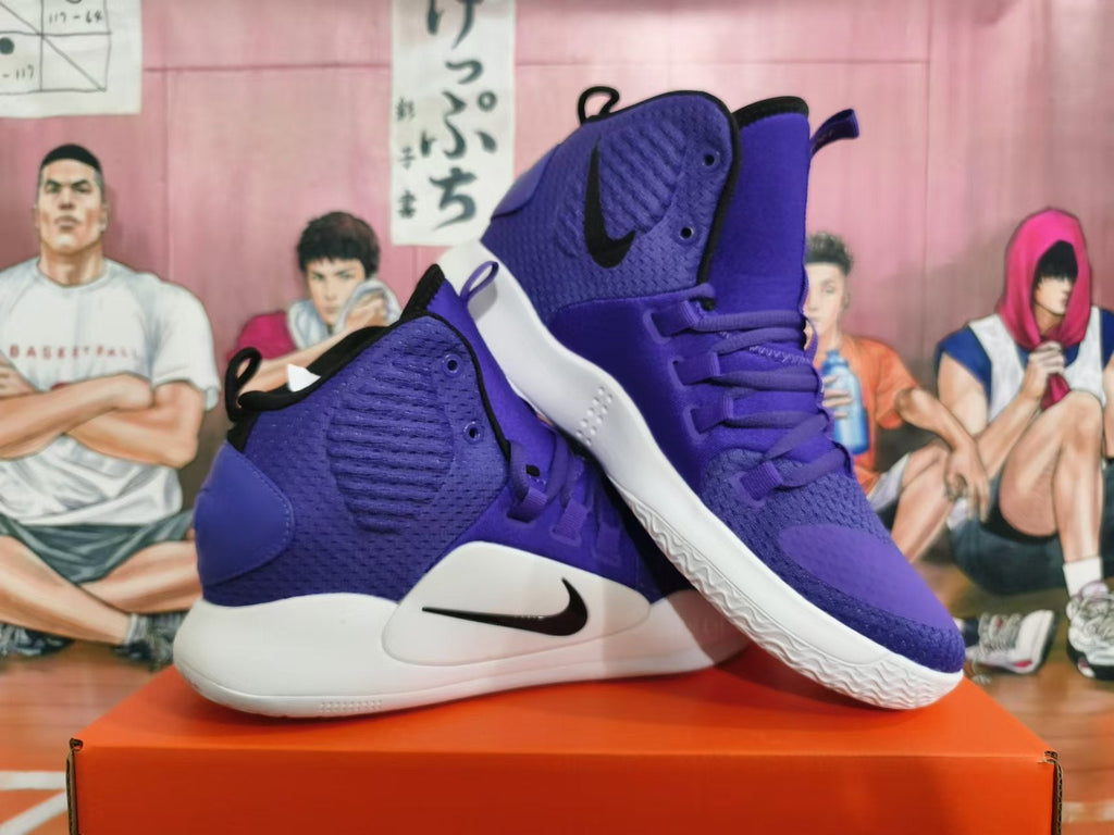 Nike Hyperdunk Basketball Shoes, Purple and White