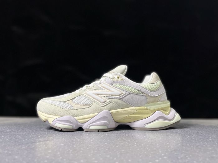 New Balance 9060 Sneakers in Cream and Pale Yellow U9060EEP