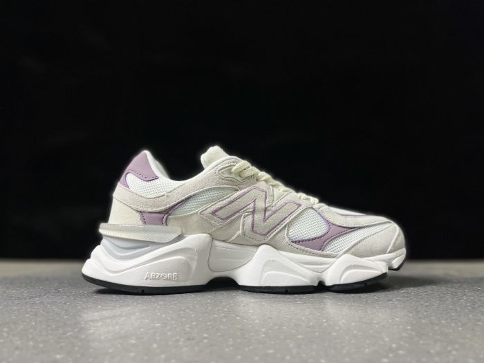 New Balance U9060EEJ Sneakers in Cream and Lavender