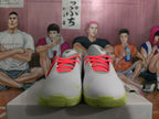 Nike Basketball Shoes White Black Volt Green