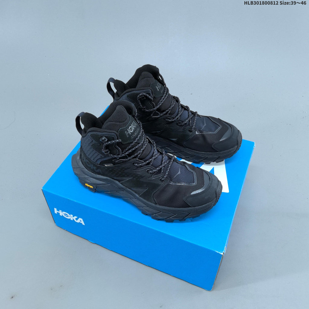 HOKA Kaha 2 GTX Mid Hiking Shoes - Black