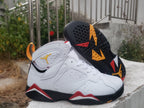 Air Jordan 7 High-Top Sneakers in Black or White