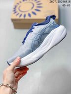 ASICS GEL-Nimbus 25 Women’s Running Sneakers Gray Blue