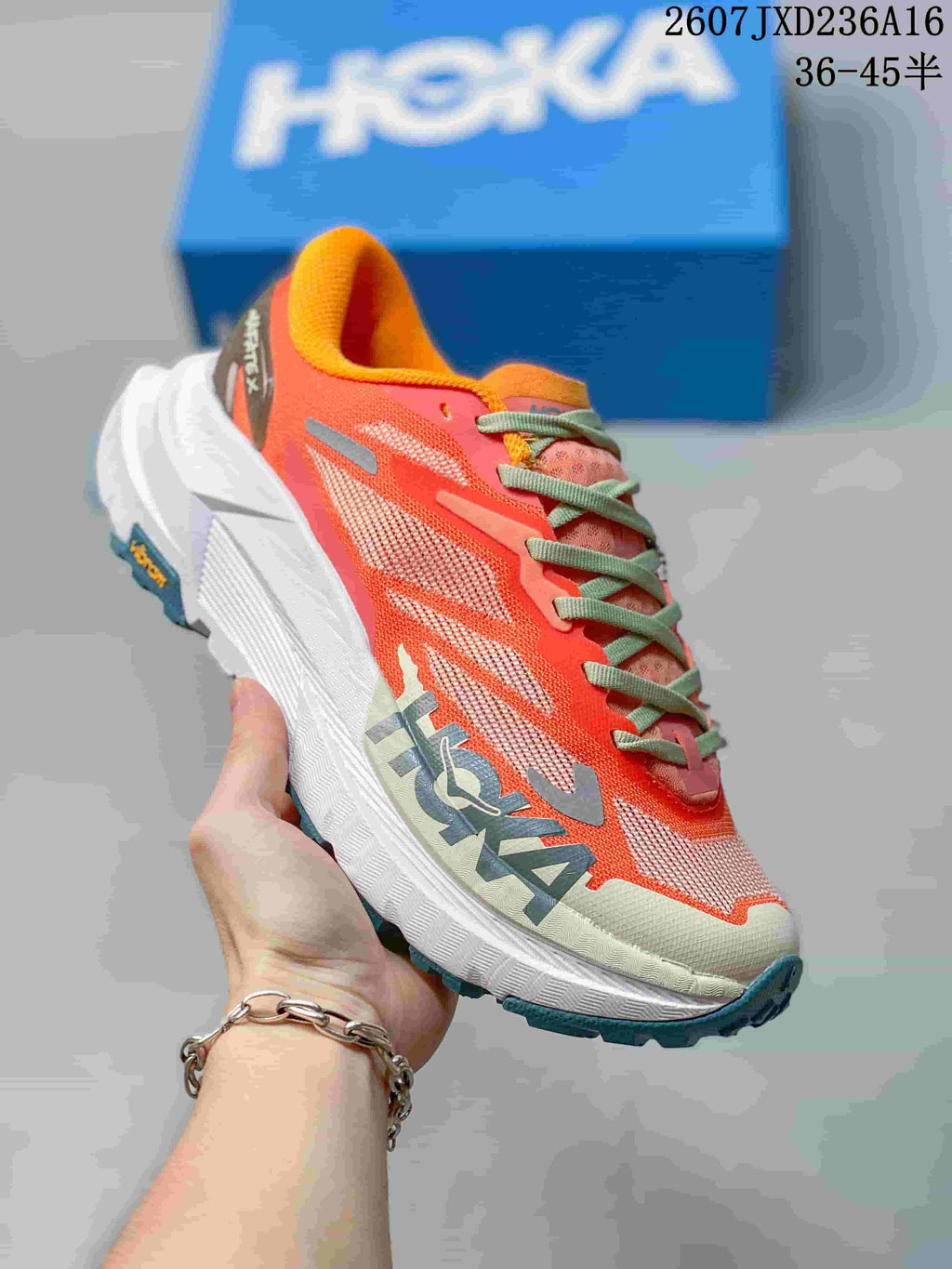 Hoka MAFATE X Trail Running Shoes Coral