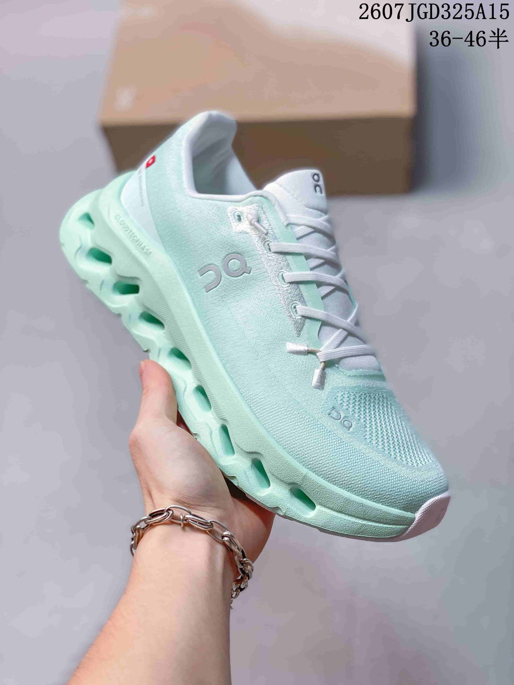 On Cloudtilt Mint Green Lightweight Running Sneakers