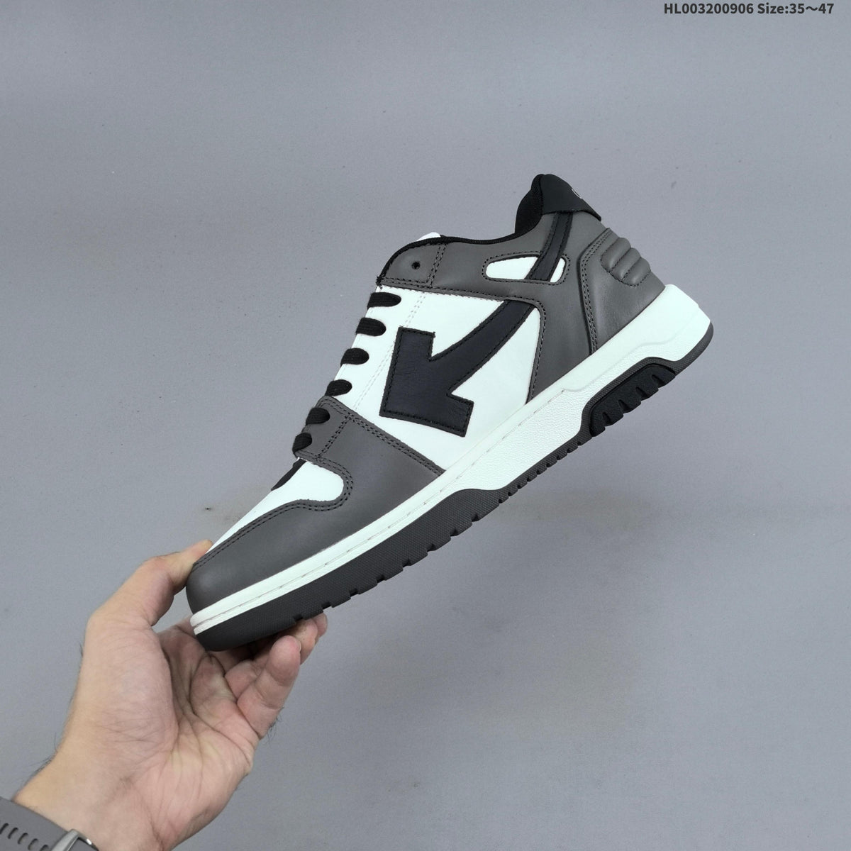 Off-White Out of Office Sneakers in Grey, White and Black