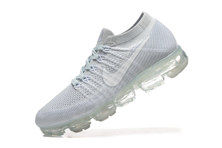 Nike Air VaporMax Flyknit White Grey Sneakers 849558-100