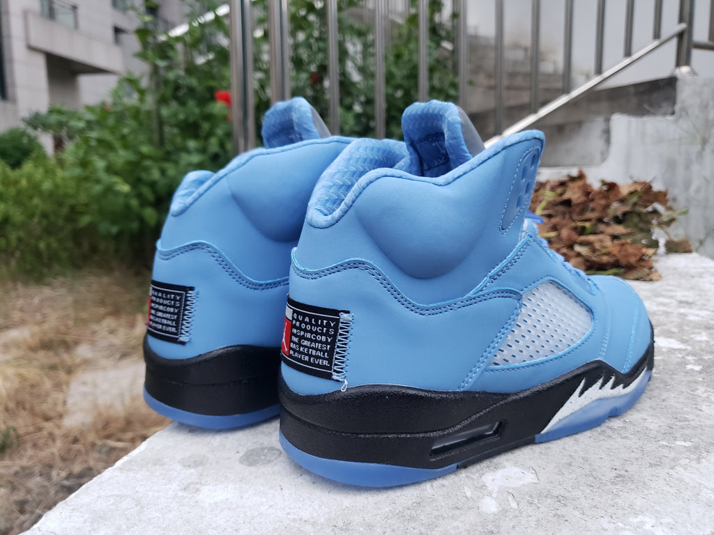 Jordan 5 University Blue High-Top Sneakers