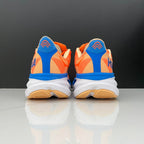 HOKA Clifton 9 Running Shoes, Orange and Blue