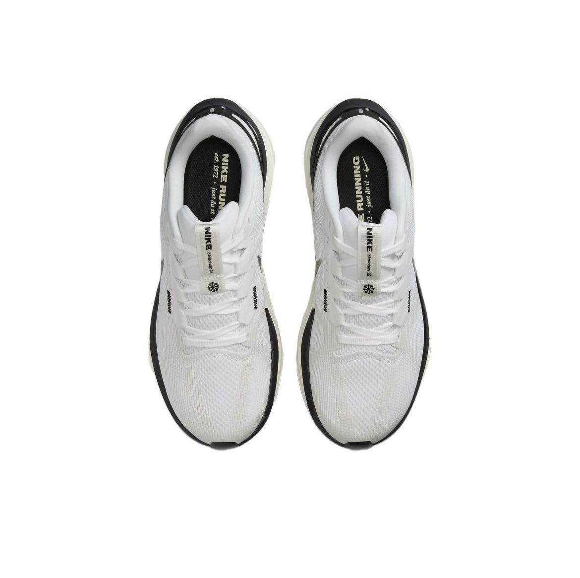 Nike Structure 25 Road Running Shoes White Black DJ7884-104