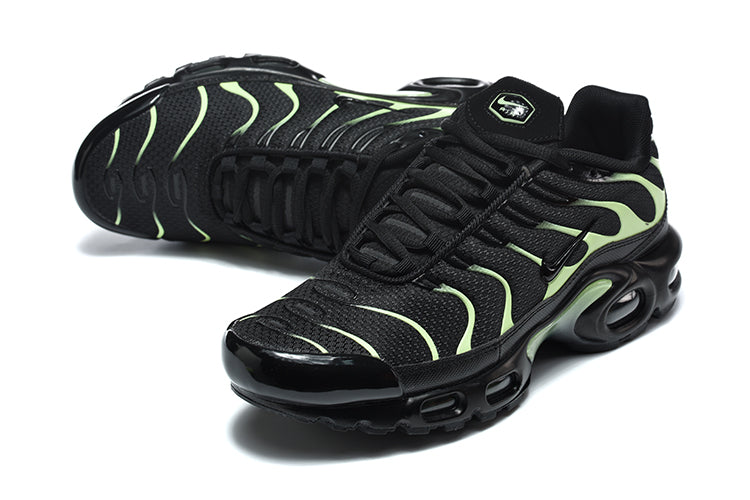 Nike Air Max Plus Sneakers Black and Volt Green