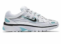 Nike White and Aqua Mesh Running Sneakers