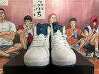 Jordan Air Jordan 6 White and Blue High-Top Sneakers