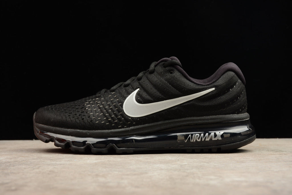 Nike Air Max 2017 Black Silver Running Sneakers 849559-001