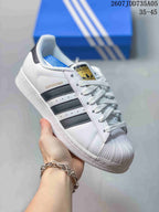 Adidas Superstar White Black Shell-Toe Sneakers