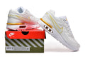 Nike Air Max Sneakers White and Gold