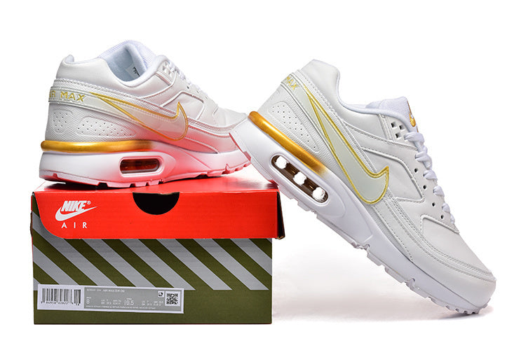 Nike Air Max Sneakers White and Gold