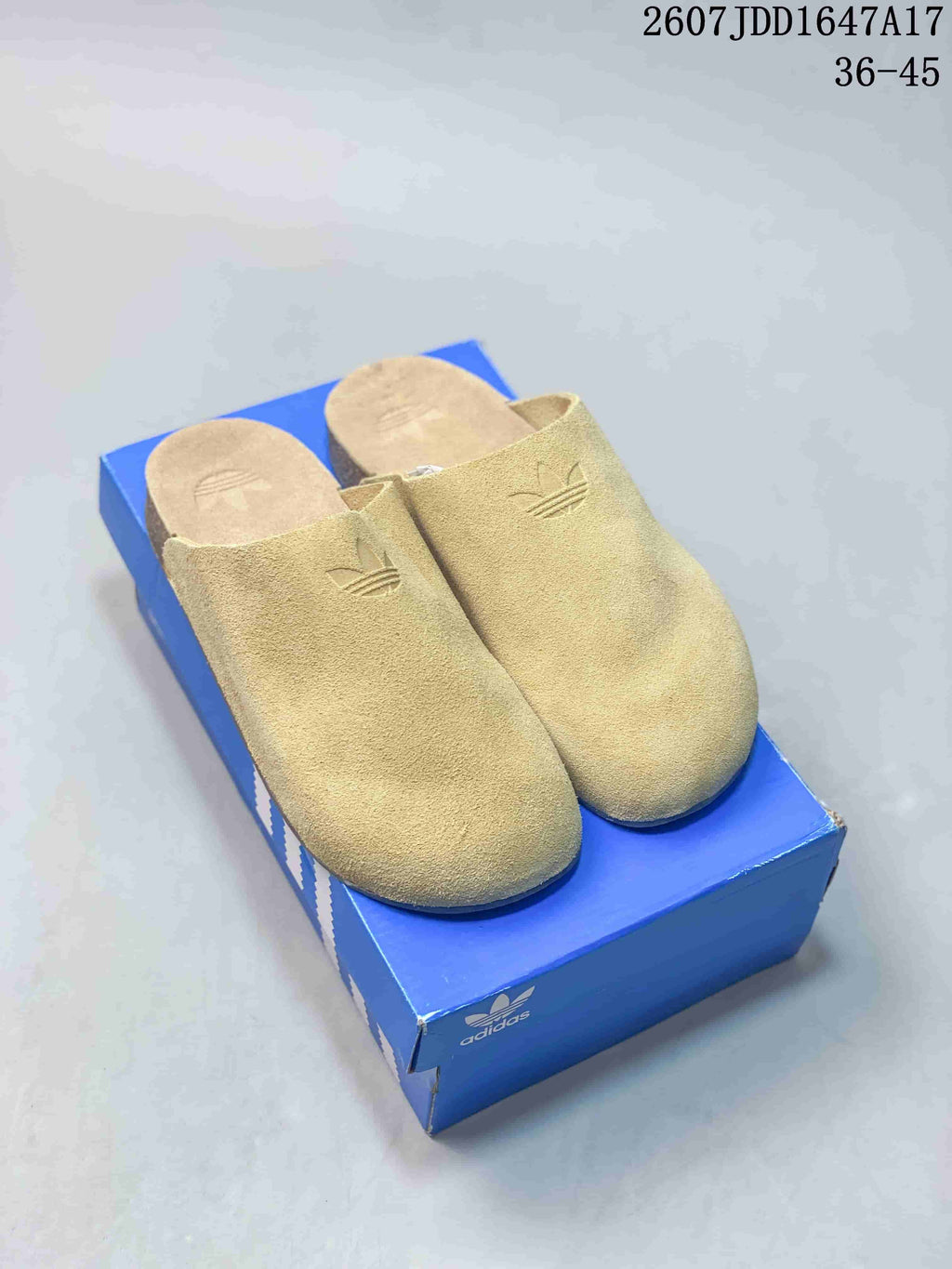 adidas Adimule Slip-On Mule Sandals Beige JQ4367