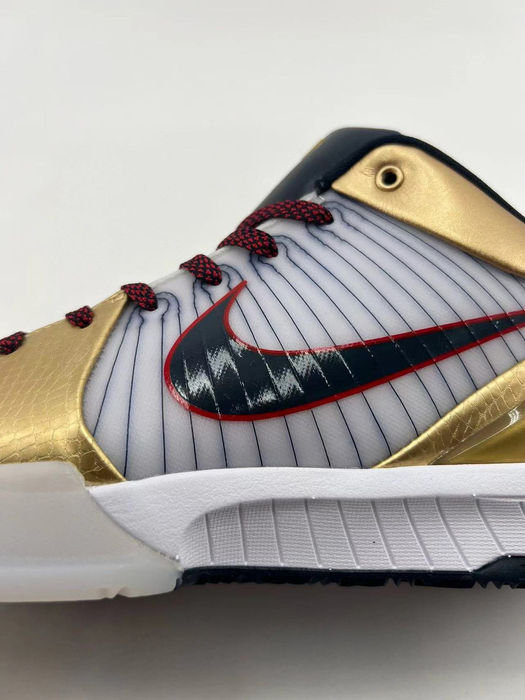 Nike Kobe 4 Protro Sneakers Gold White 344335-141