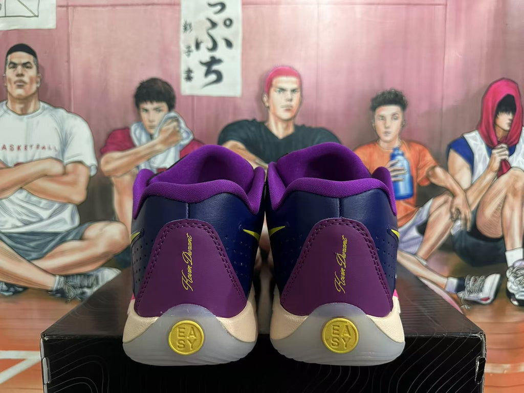Nike Basketball Shoes in Purple, Navy and Volt