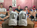 G-TEK White and Silver Sneakers